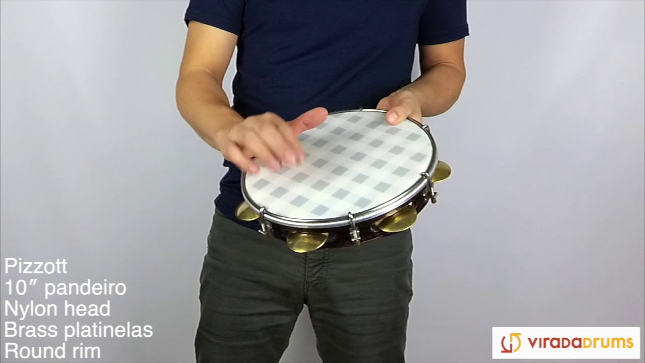 Pizzott pandeiro 10” - Nylon - ViradaDrums.com