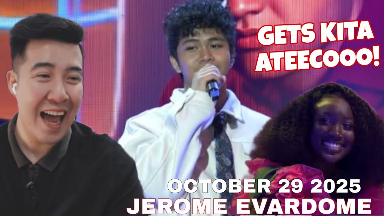 JEROME EVARDOME sings  LIVE ON EAT BULAGA OCTOBER 29 2025 | REACTION