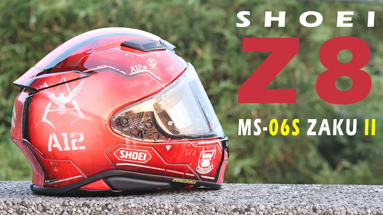 該改款了!! SHOEI Z8 MS-06S ZAKU II 彩繪完整開箱分享