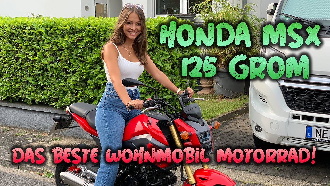 Honda MSX 125 Grom I das BESTE Wohnmobil Motorrad
