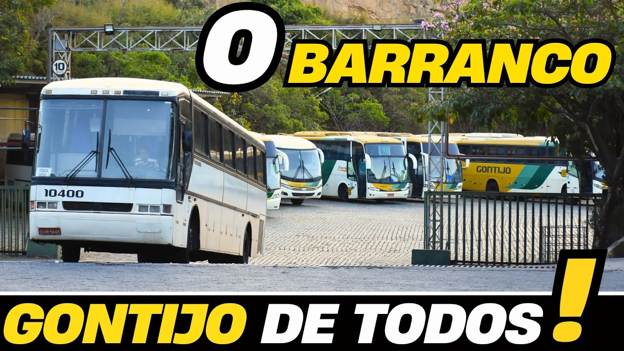ÔNIBUS DA GONTIJO COMO VOCÊ NUNCA VIU!! O “BARRANCO” TRANSFUNCIONÁRIOS NA GARAGEM DA GONTIJO