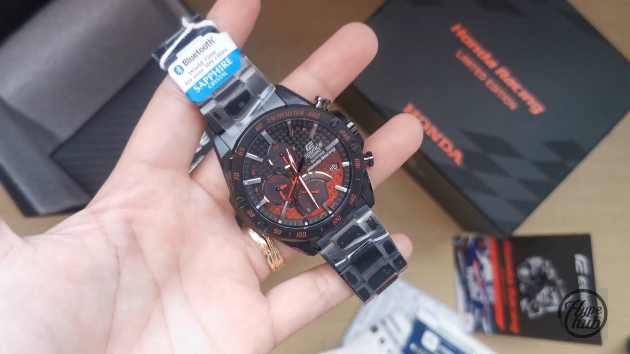 #hondaracing #eqb1000hr1 #edifice UNBOXING LIMITED EDITION EDIFICE X HONDA RACING EQB-1000HR-1