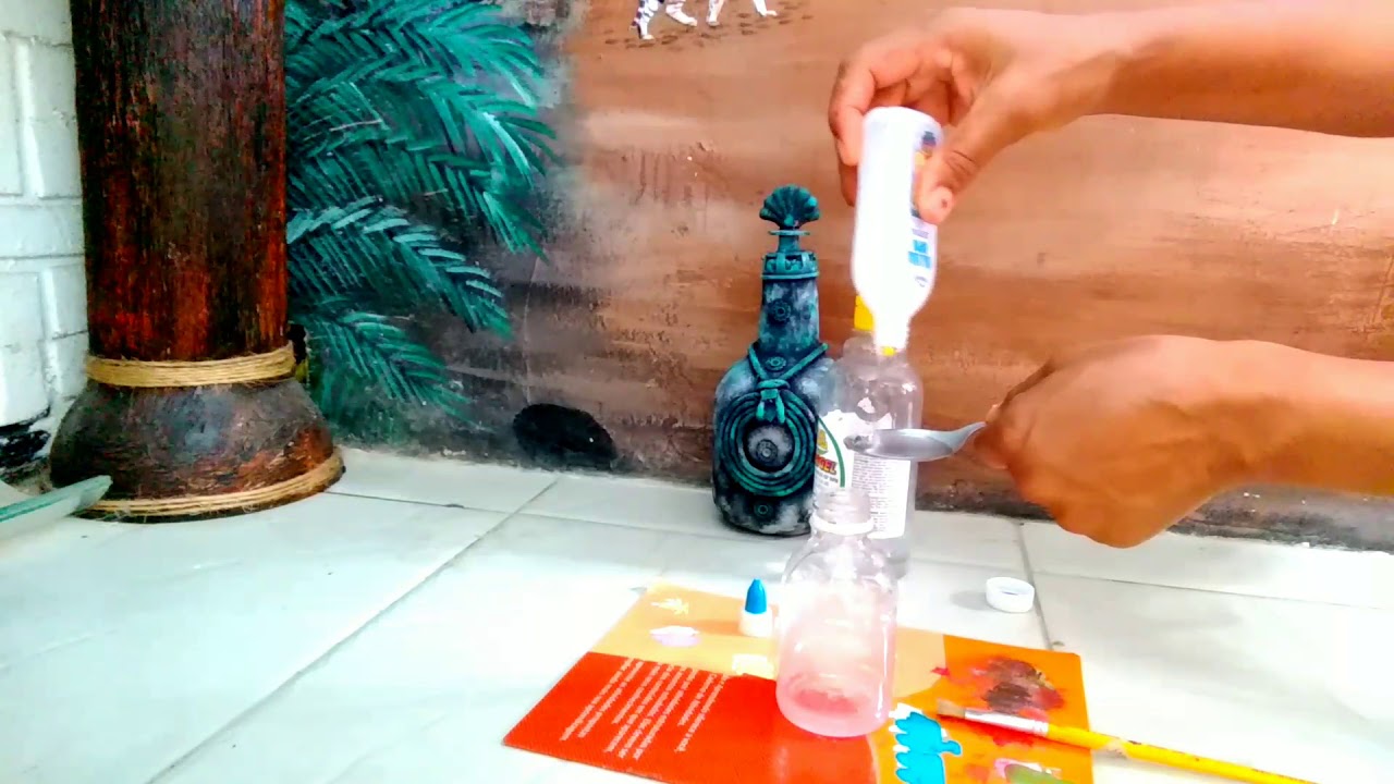 Verniz Vitral Transparente Caseiro com apenas 2 ingredientes.