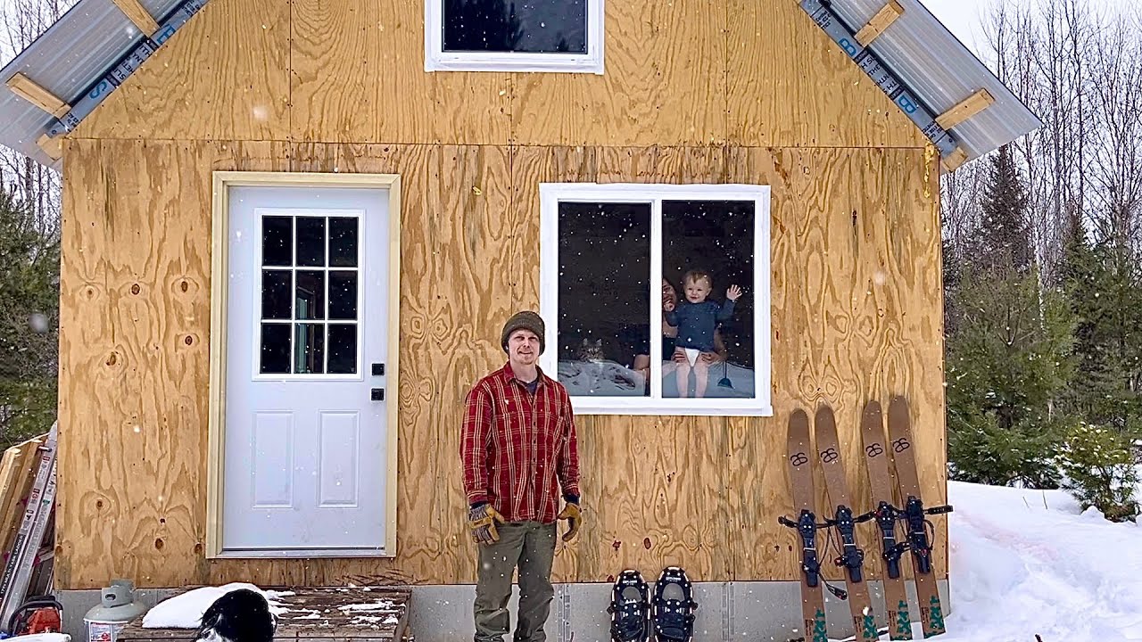 Young Family Living Off Grid In The Woods: Winter Storm Cleanup, Prepping For Firewood Season