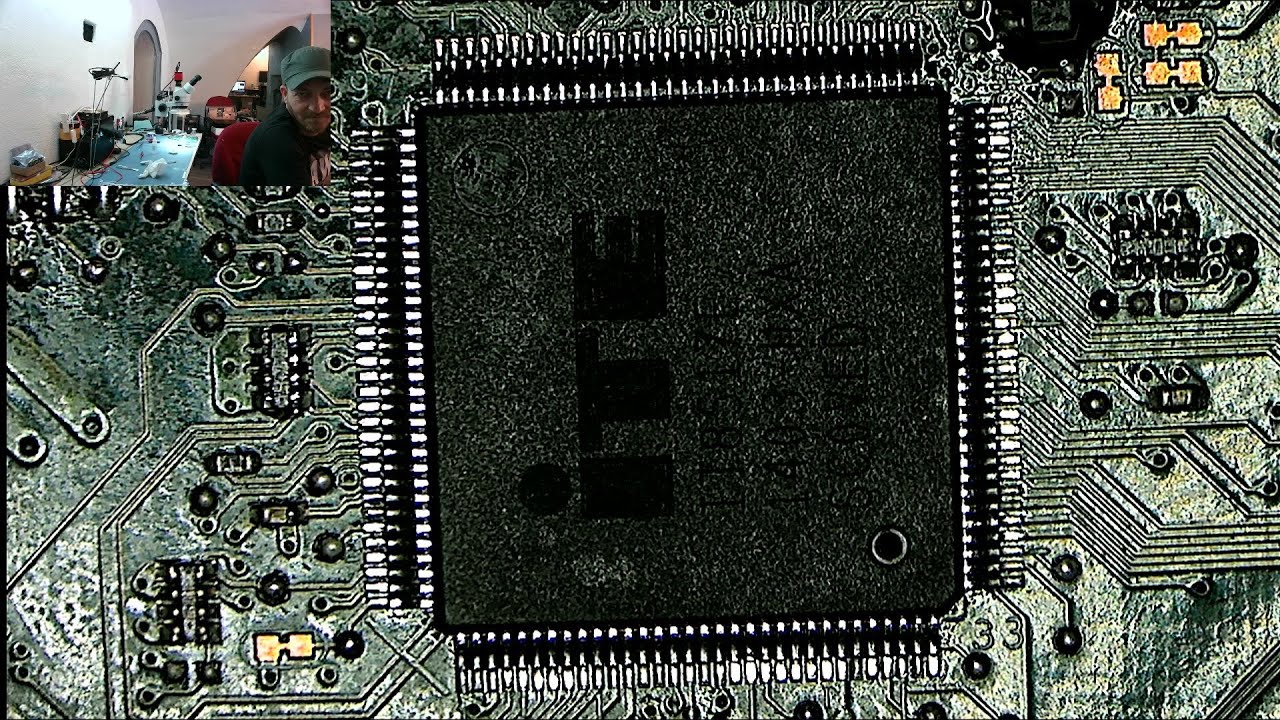 SIO EC chip - dessouder - ressouder - dépontage - nettoyage