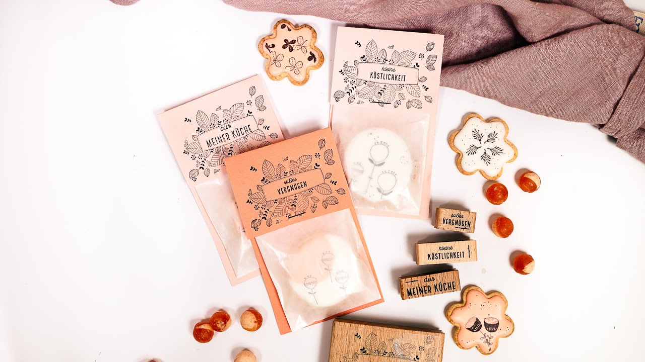 DIY Stamping Tutorial - kleine Gastgeschenke verpacken