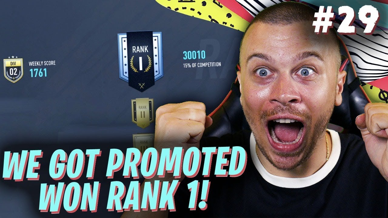 FIFA 20 WON RANK 1 in DIVISION RIVALS & GOT PROMOTED WITH MY 1 MILLION COIN SQUAD in ULTIMATE TEAM!