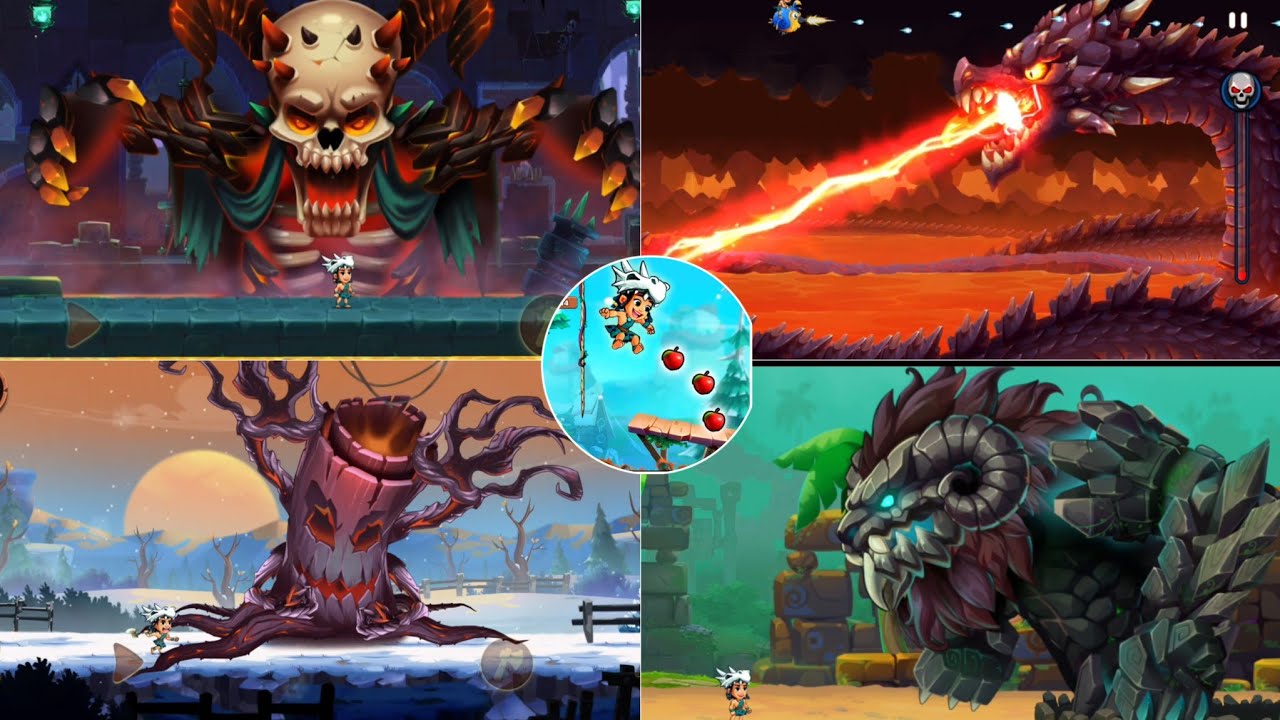 Jungle adventures 4 - All Boss Battles -Full Game Gameplay - Android Games