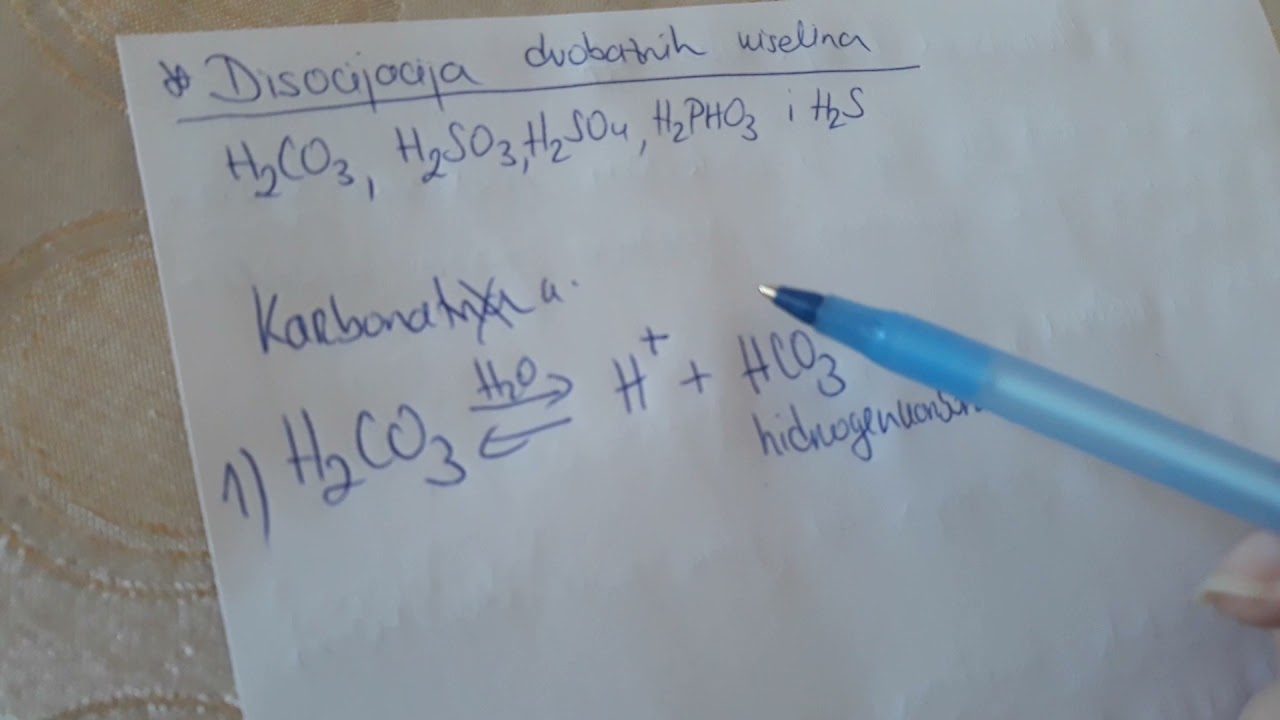 Disocijacija kiselina 1 dio