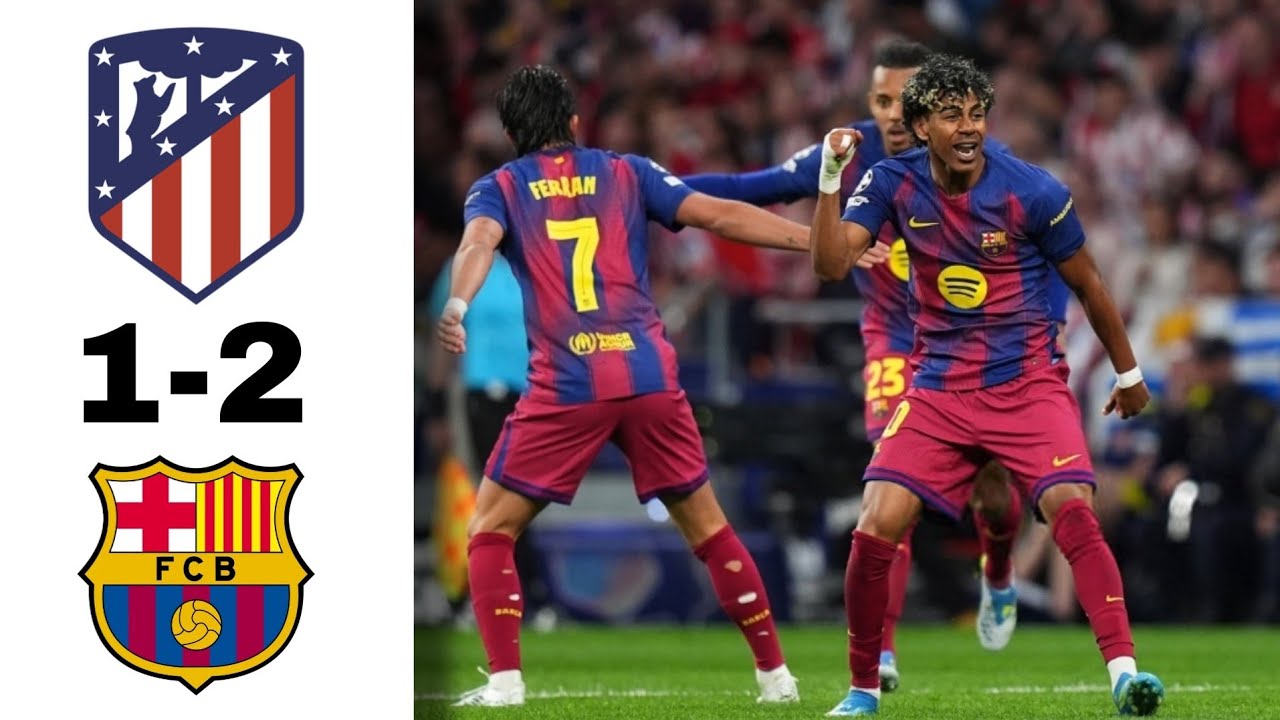 ATM vs Barcelona Tadi Malam | Hasil Liga Champion Tadi Malam | Hasil Bola Tadi Malam