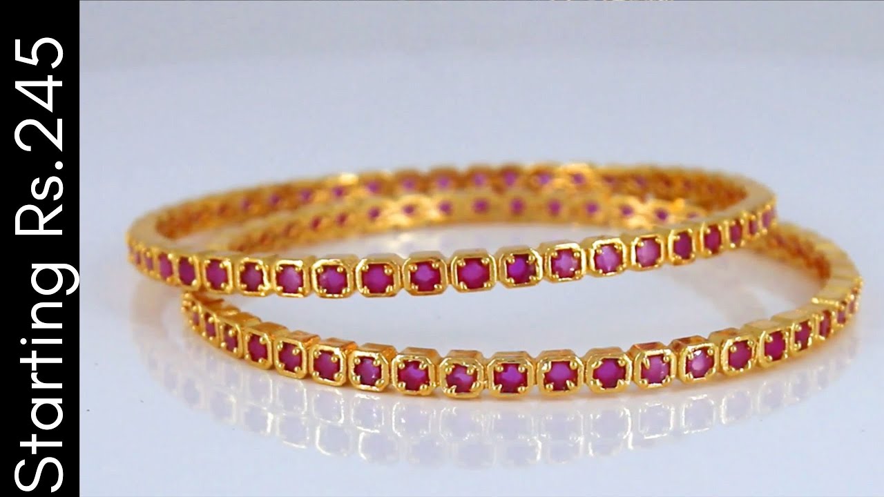 One Gram Gold Bangles...😍🥰... Download APP to order online
