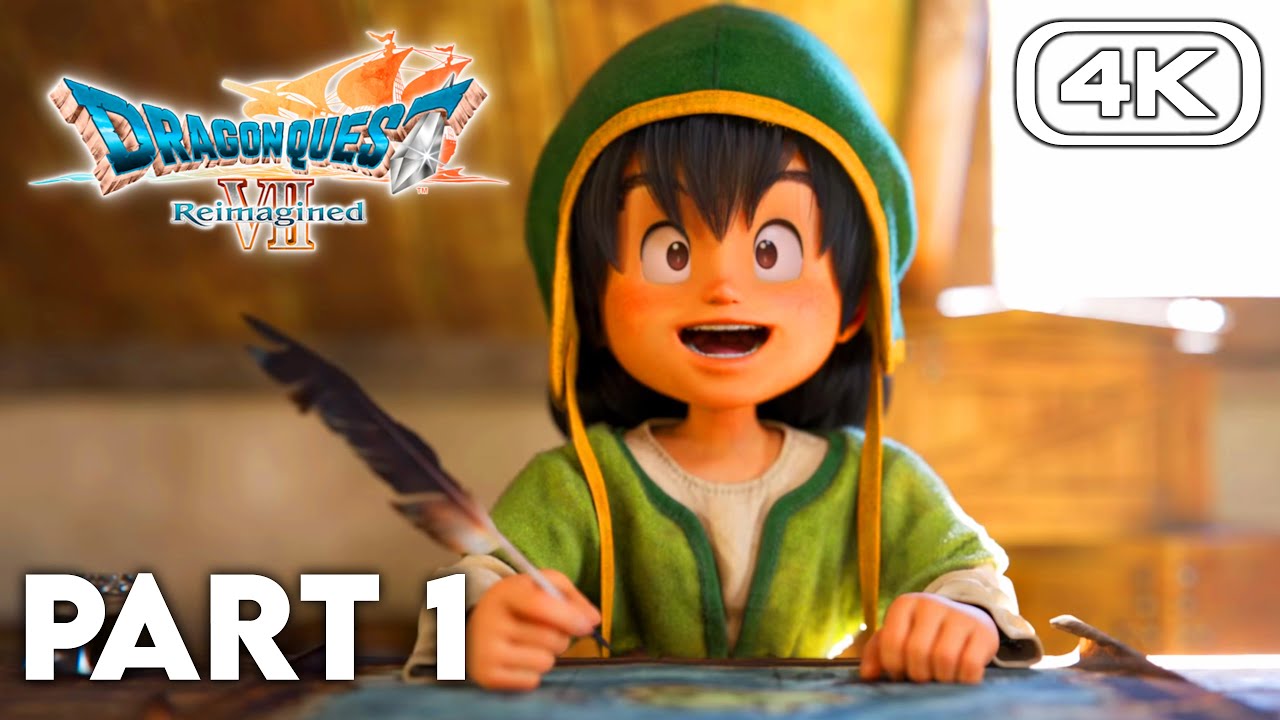 DRAGON QUEST VII REIMAGINED Gameplay Walkthrough Part 1 FULL GAME [4K 60FPS] - No Commentary