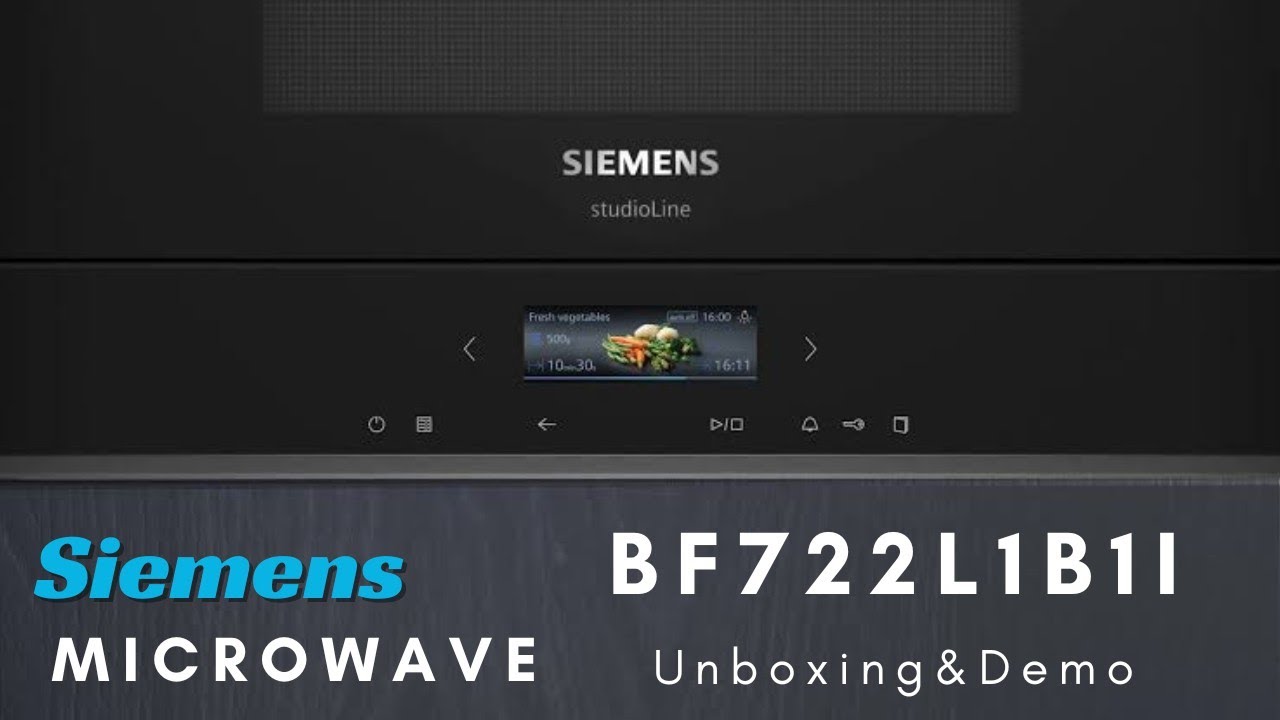 SIEMENS MICROWAVE BF722L1B1I ⚡Unboxing & Demo