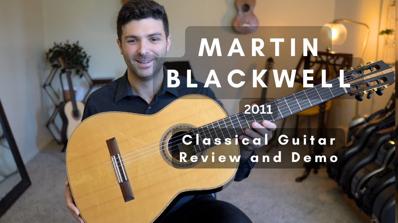 Martin Blackwell Bearclaw Spruce Doubletop Classical Guitar Demo and Review | GuitarCollection.com