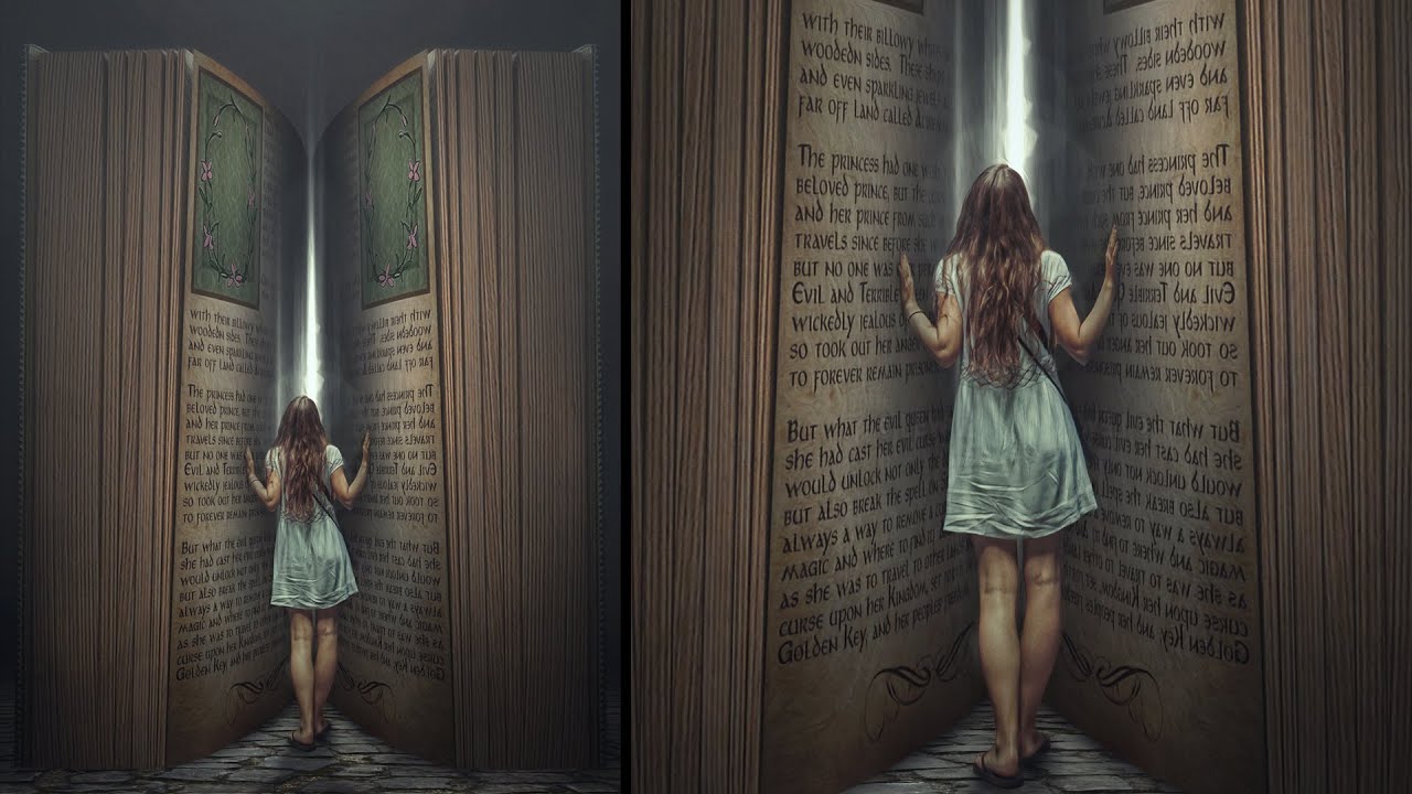Surreal Story Book Photo Manipulation Photoshop Tutorial