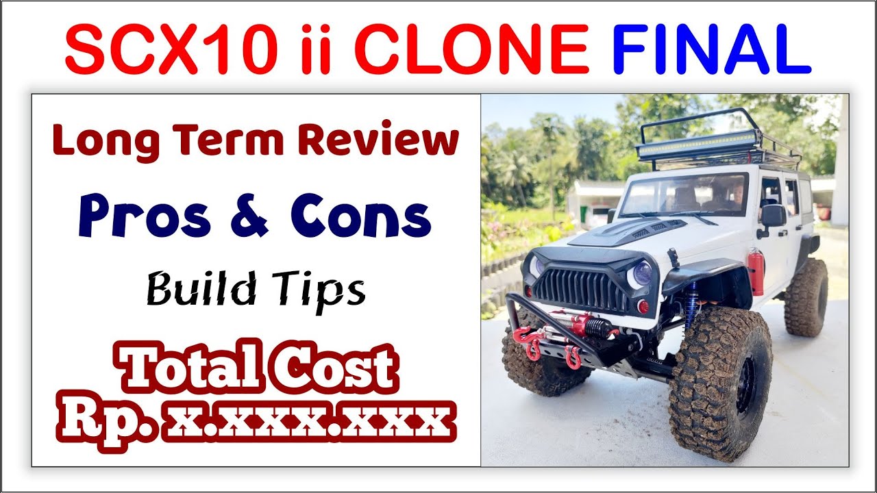 FINAL BUILD, LAST REVIEW - [PART 9] BUILD SCX10 II CLONE
