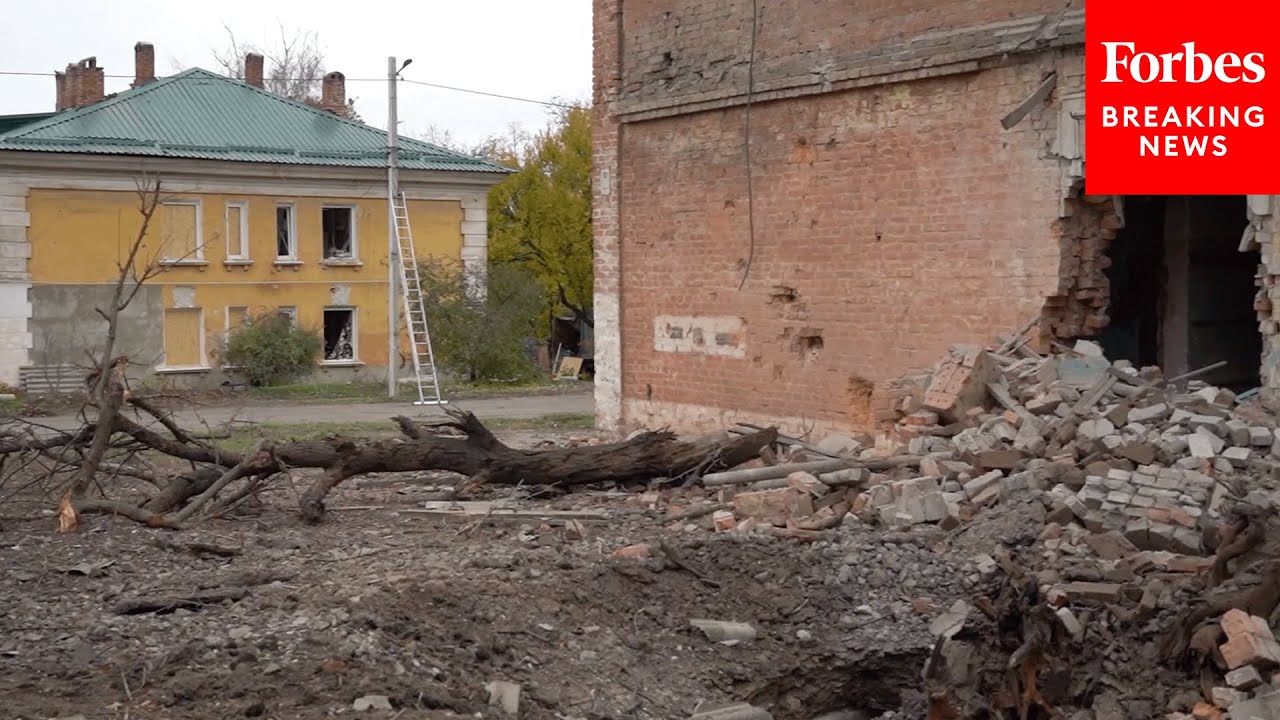 Russian Airstrikes Leave Extensive Damage In Residential Areas Of Sloviansk, Ukraine