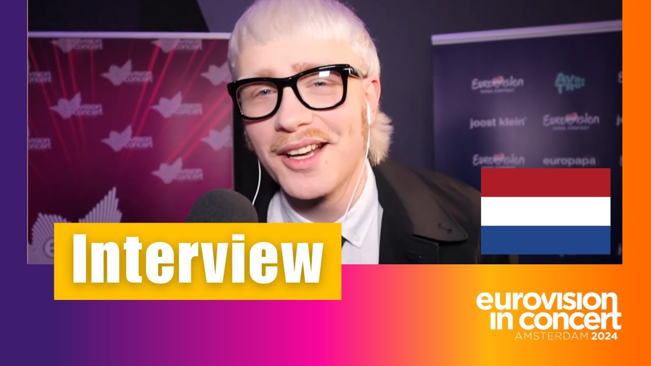Joost Klein (Netherlands) - Eurovision in Concert 2024 Interview (Amsterdam 13.04.2024)