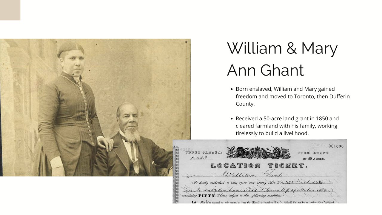 Silent Roots: The Black Settlers who shaped Dufferin County
