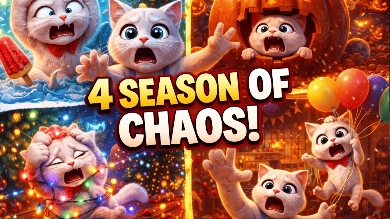 Cat Stories: Mother Cat’s 4 Seasons Rescue | Ice Cream to Christmas - Season 6 Full Movie