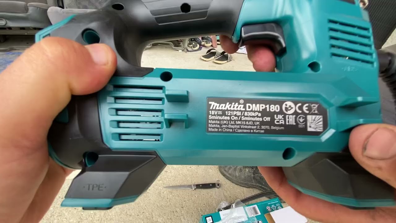 Makita DMP180 ( UNBOXING ) cordless inflator - compresor cu acumulator