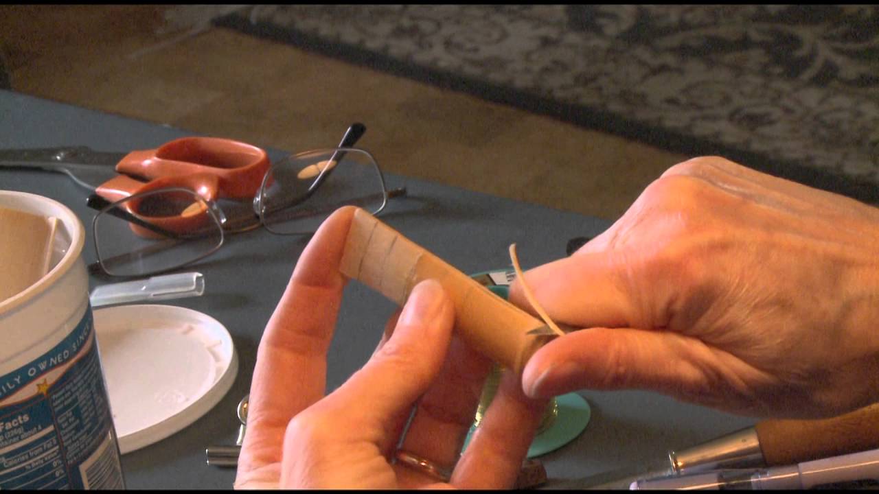 Making a Krummhorn Reed 4 of 8