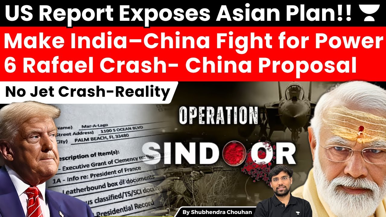 US Report Exposes China&rsquo;s Anti-Rafale Plot After Op Sindoor | India-China Power Clash Revealed
