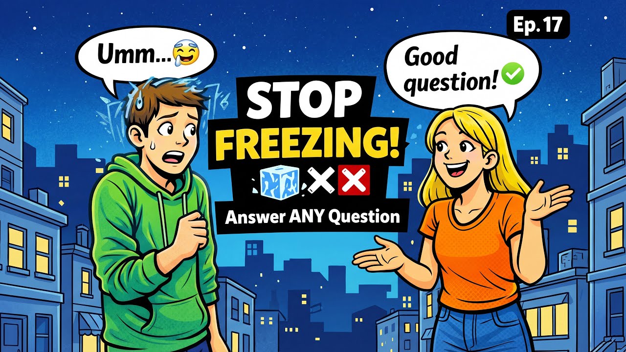 Never Freeze Again 🚀 | The Smart Way to Answer English Questions Like a Native