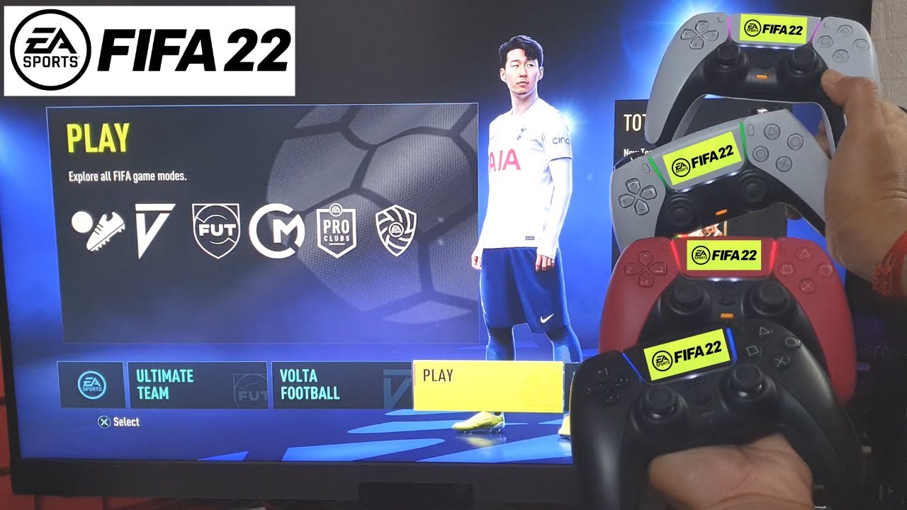 PS4/PS5: как играть в FIFA 22 Local Co-Op &mdash; многопользовательский режим и добавить 4 контроллера