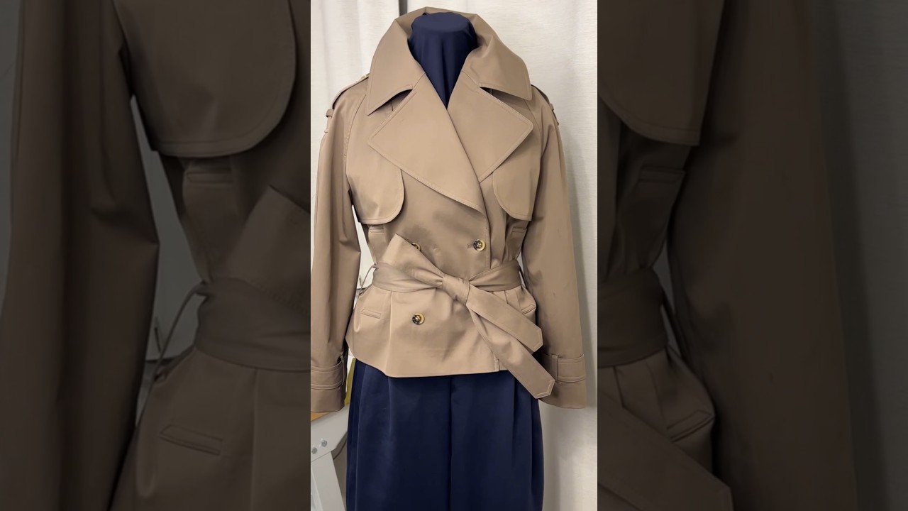 How to Sew a Unique Coat #sewcreative #sew #creative #sewing  #diy #handmadestyle #handmade #trenchc
