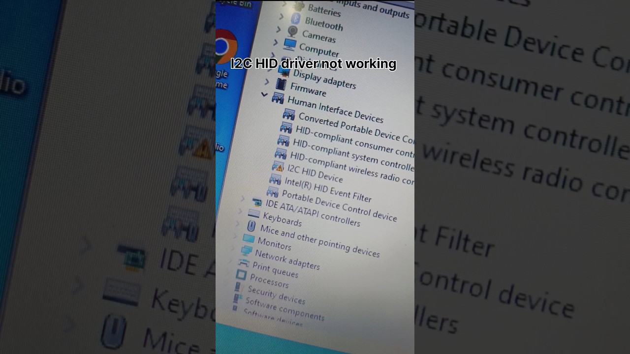 How to fix I2C HID Driver? #fixitnow #computer #technology #hardware #software #engineer
