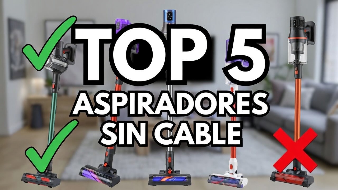 ¿Que aspiradora sin cable comprar en 2026? 🧹 Las 5 MEJORES Aspiradoras Sin Cable de 2026 🧹