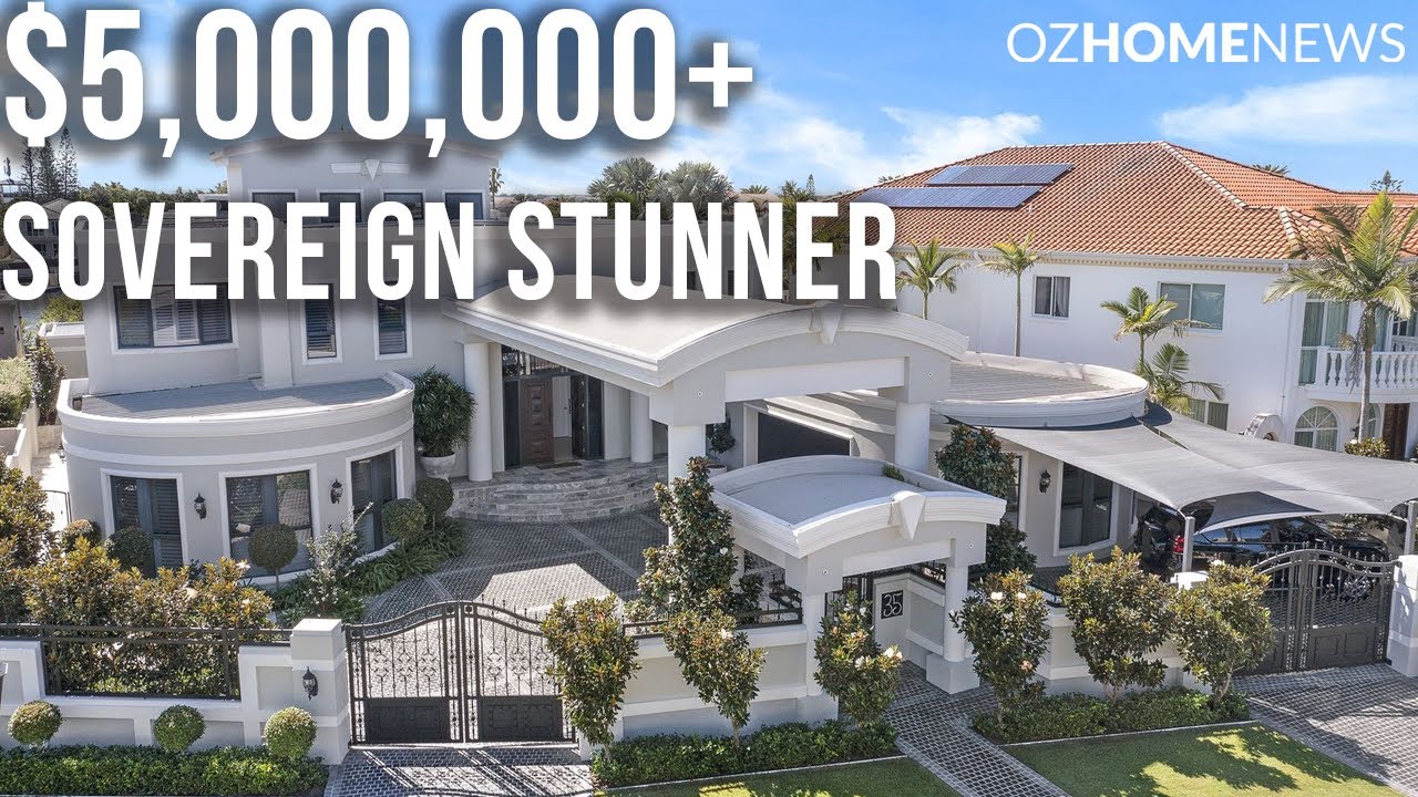 Touring a $5,000,000+ Mansion in Sovereign Islands, Gold Coast!