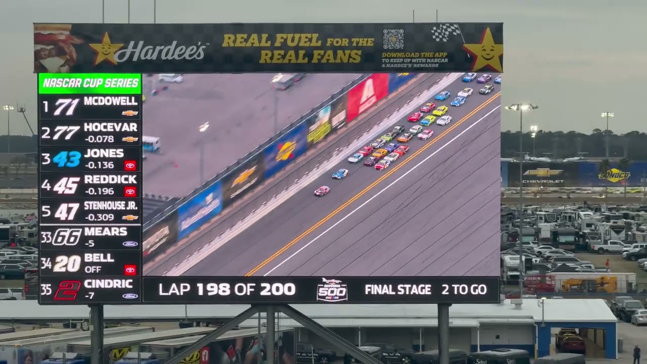2026 Daytona 500 Final Restart + Finish