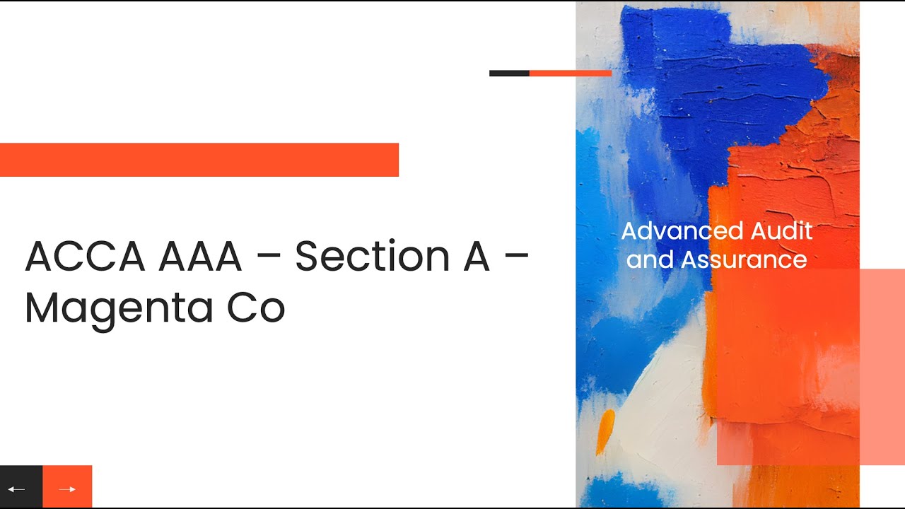 ACCA AAA - Exam Kit - Section A - Magenta Co