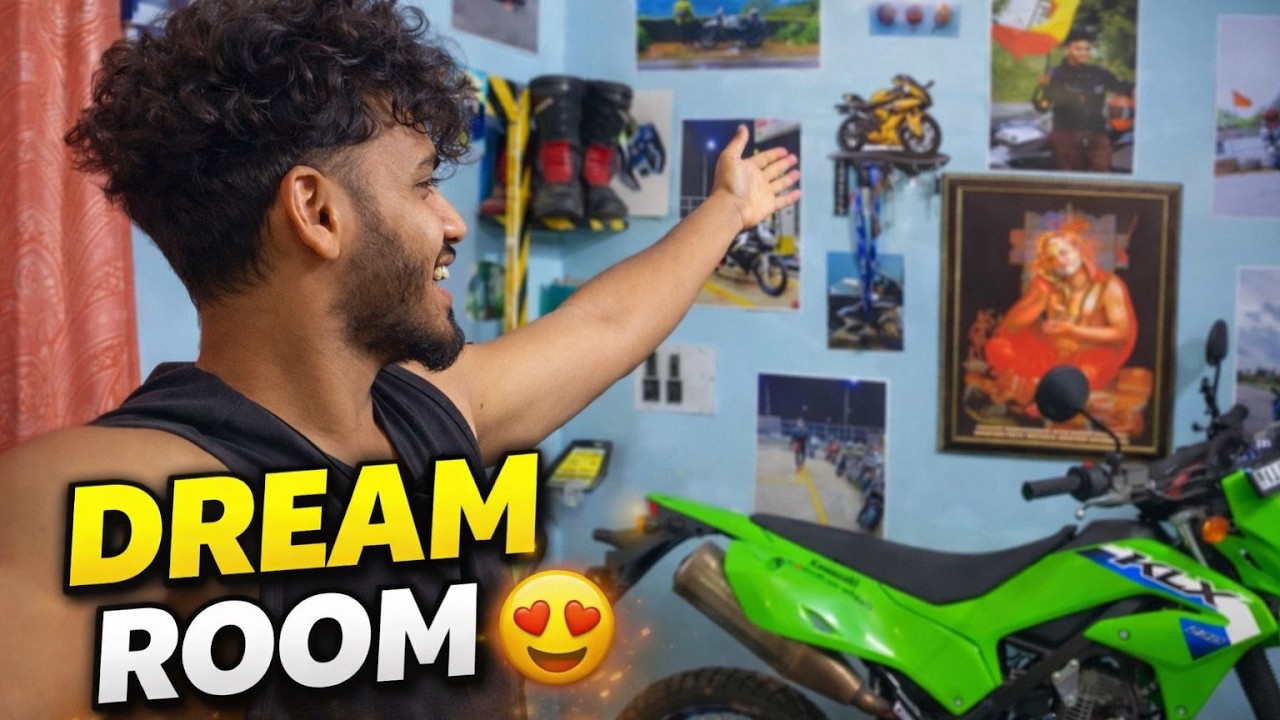 ಈ ನನ್ನ DREAM ROOM 😍 | Bike Lover Room Tour | Kannada Vlog