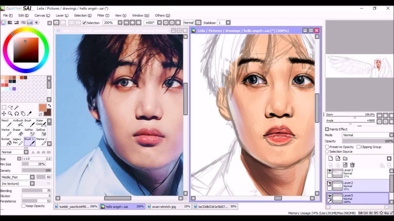 hello angel | kai speedpaint