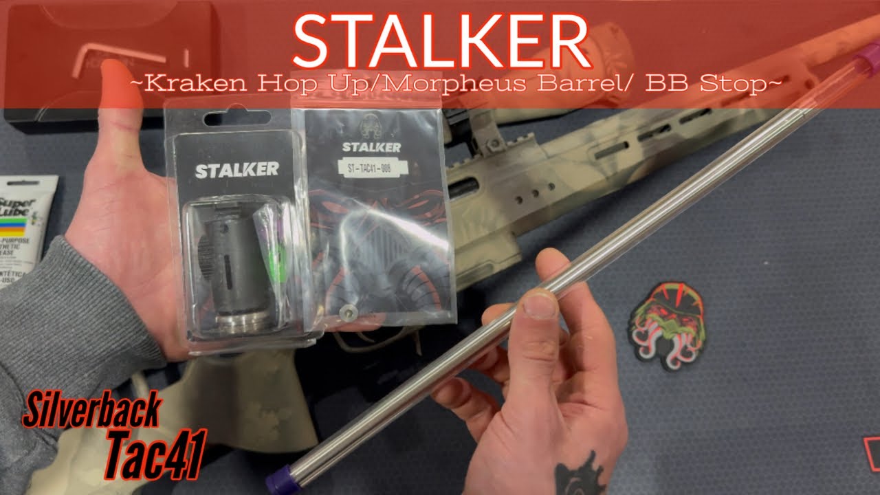 Tac41 Accuracy Increase (STALKER Kraken Hop Up, Morpheus Inner Barrel, and Steel BB Stopper)
