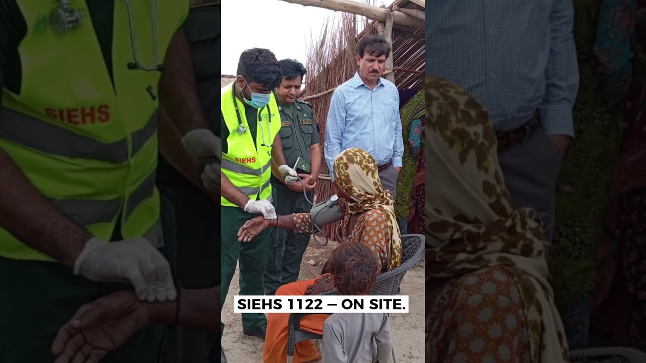 When Sindh needs us most, SIEHS1122 answer the emergency call....