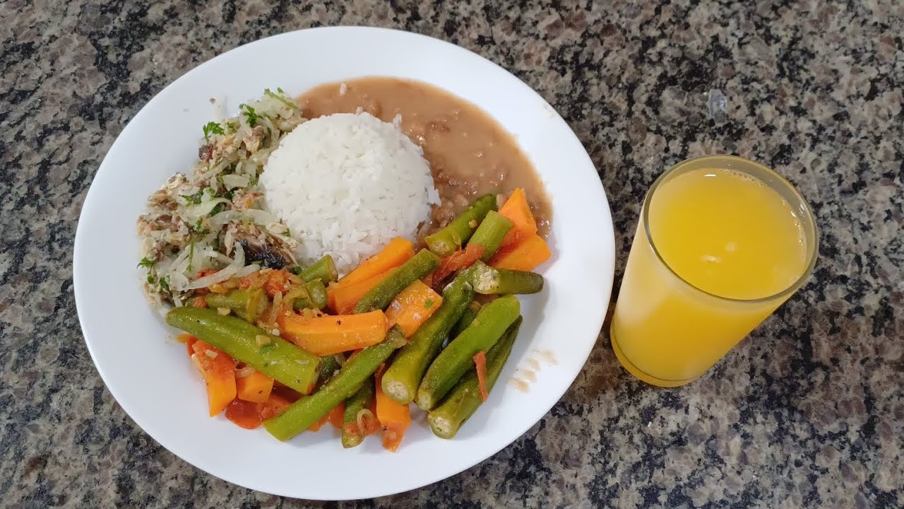 Mostrando meu almoço da semana da quaresma 