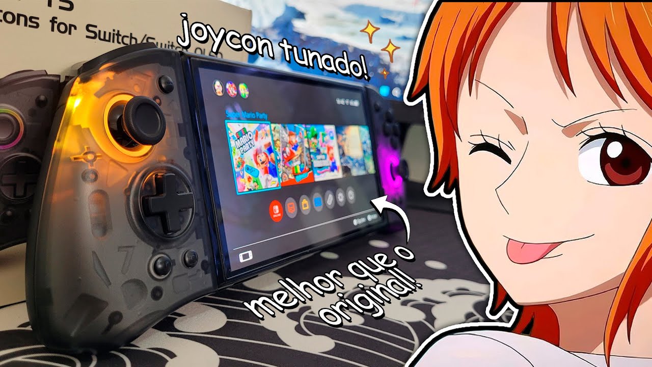 o MELHOR JoyCon ALTERNATIVO pra NINTENDO SWITCH! (QRD Stellar T5)
