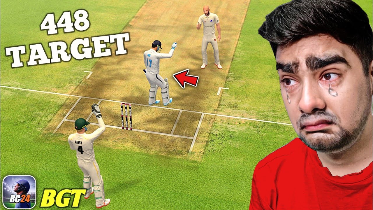 488 RUN CHASE! INDIA Vs AUSTRALIA BGT TEST 2 RC 24 (Hard Mode)