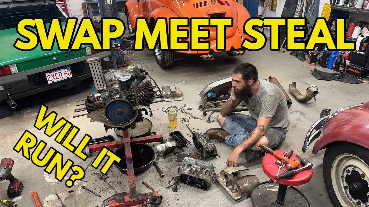 WILL IT RUN?! SWAP MEET 1500cc AIRCOOLED VW ENGINE