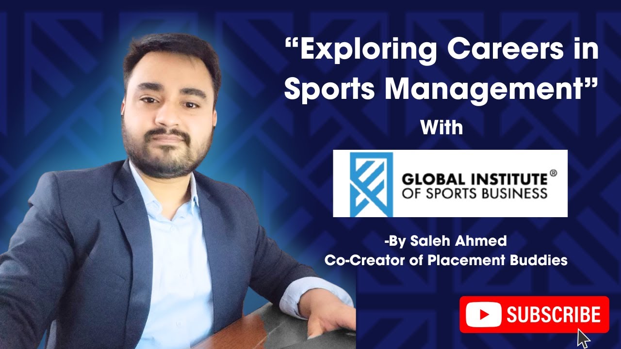 Exploring Careers in Sports Management with Global Institute of Sports Business (@GISB India)
