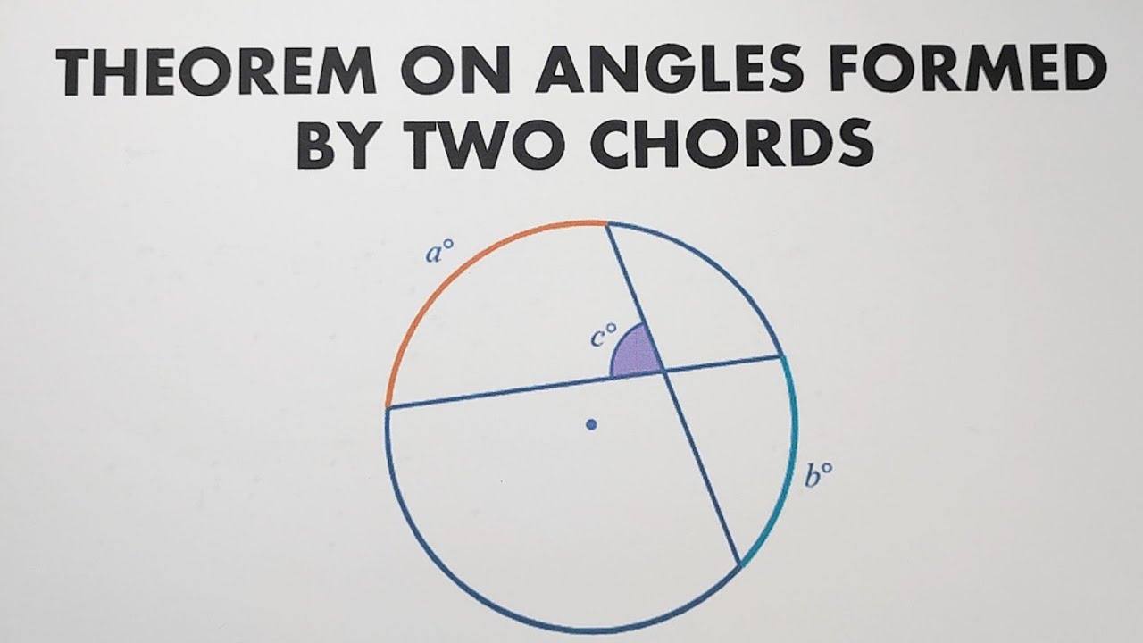 Theorems on Angels Formed by Two Chords in a Circle - Grade 10 Math