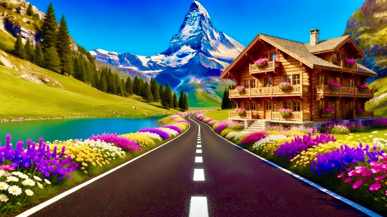 SWISS ALP , The Most Breathtaking Drives in Switzerland &ndash; Pure Alpine Mastery 4K + Relaxing Music 