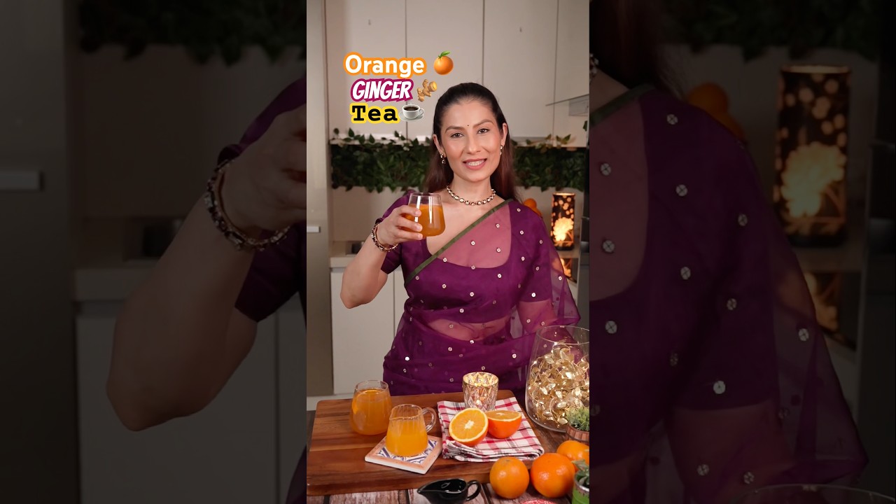 Best for relaxing, weight loss and pain relief - Orange Ginger Tea