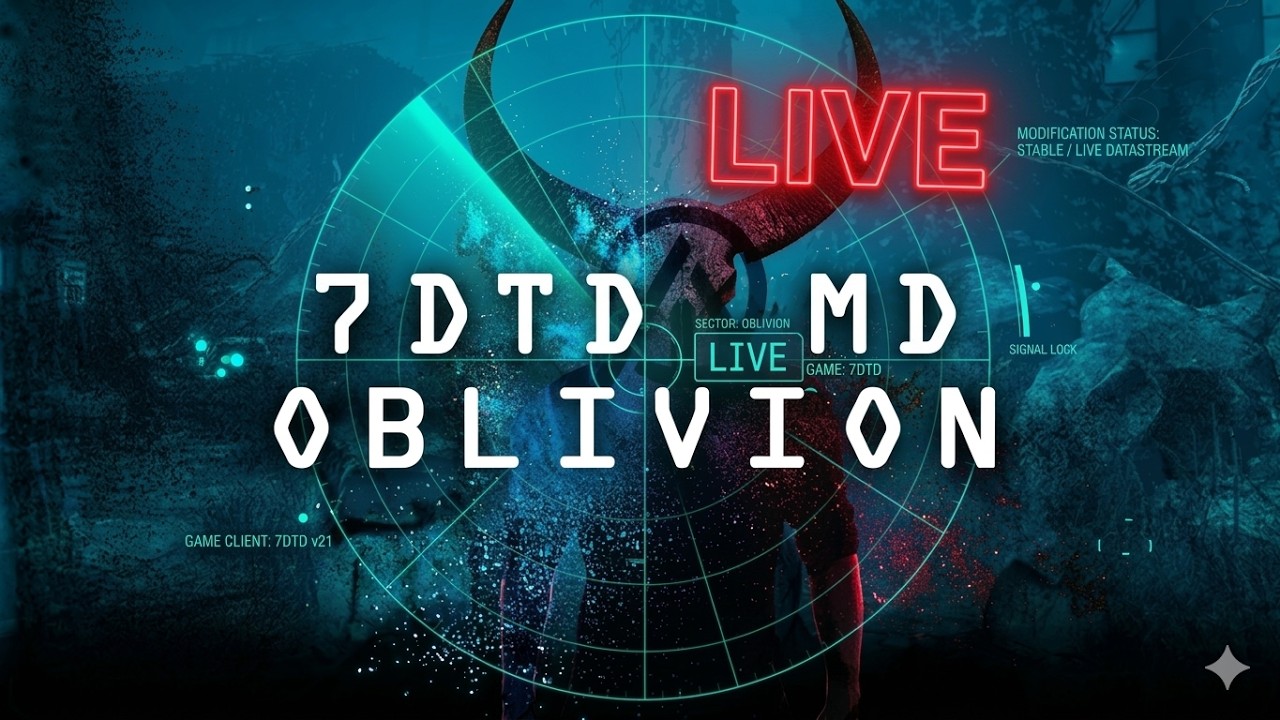SOBREVIVENDO AO CAOS! 🧟‍♂️ 7 Days to Die: MOD OBLIVION