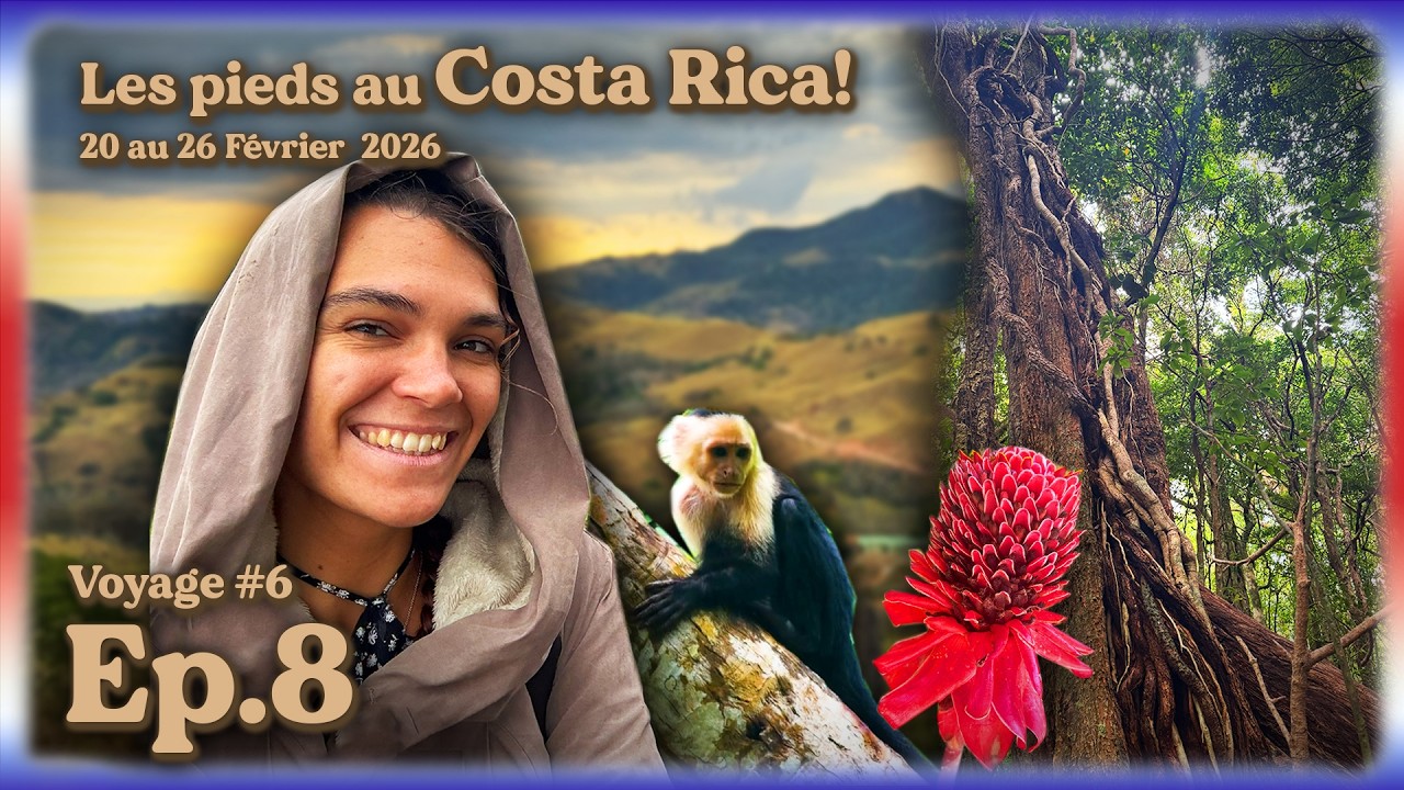 Les pieds au Costa Rica! - Ep.08: Un pays riche en faune et flore époustoufflante!