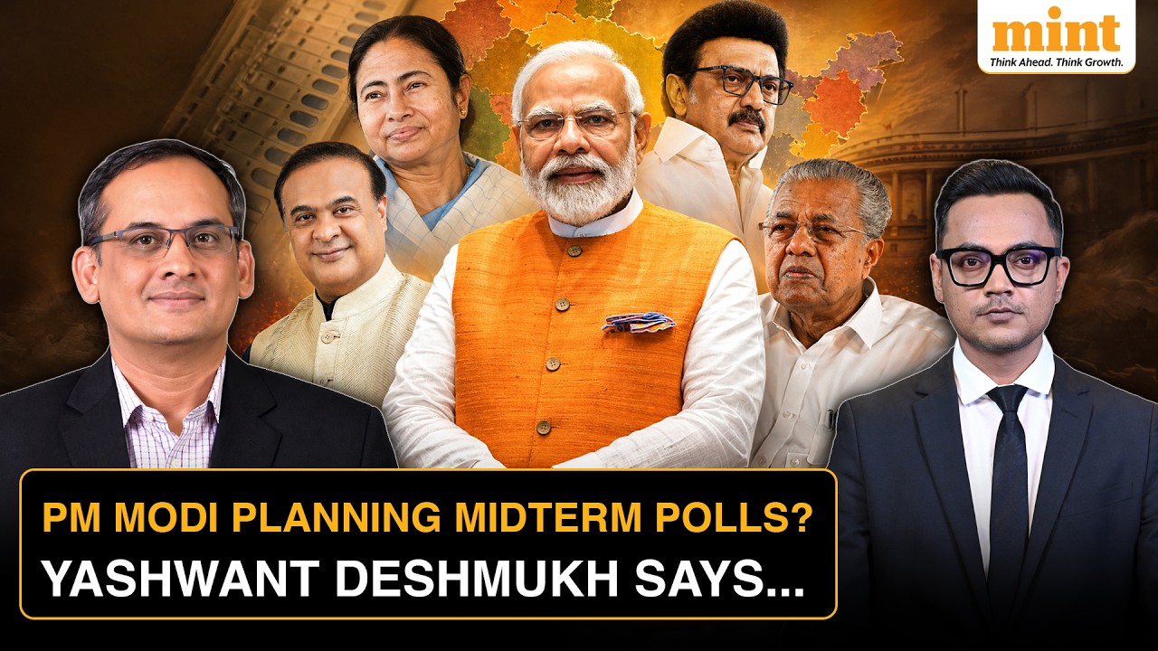 Elections: Is Modi Planning Mid-Term Polls? Yashwant Deshmukh's Big Prediction | 5 States Analysis